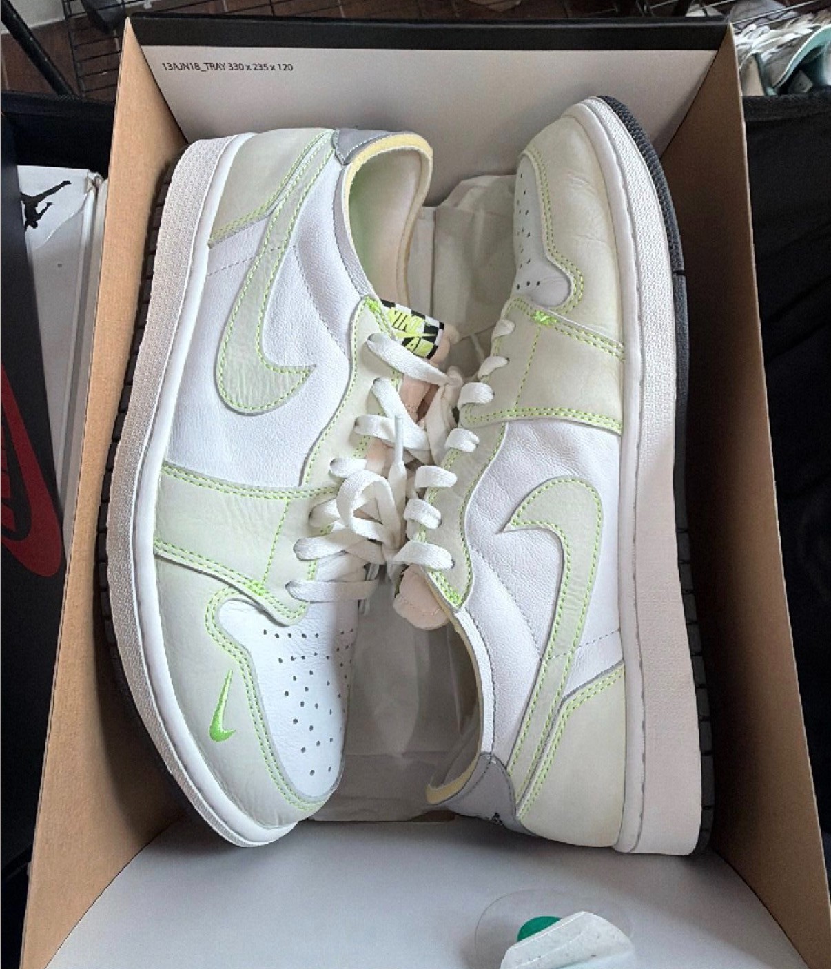 Nike Air Jordan 1 Retro Low OG Ghost Green Mens Size 12 DM7837-103