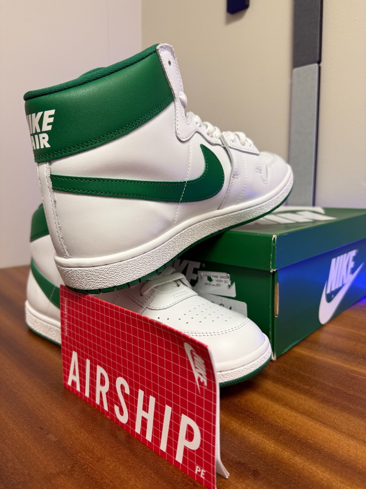 Jordan Air Ship PE SP Pine Green Size 13