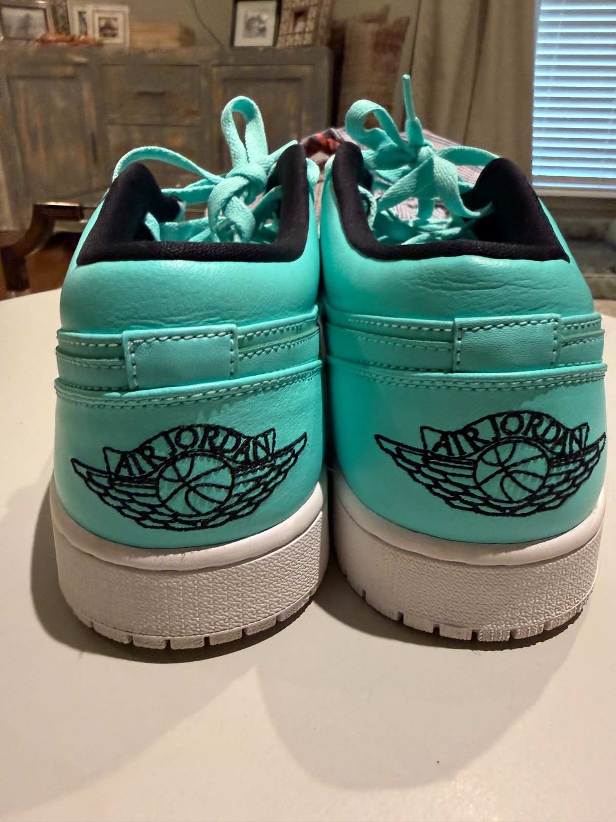 Nike Air Jordan 1 Retro Low HYPER TURQUOISE 2015 553558-304 sz 12 Men
