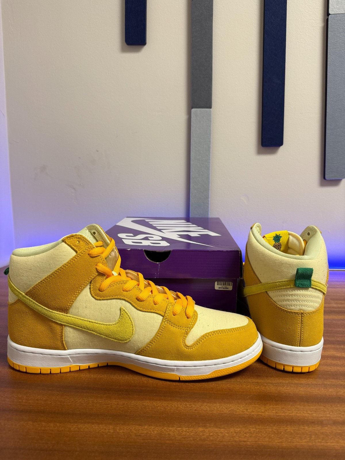 Nike SB Dunk High Pro Fruity Pack - Pineapple | Mens Size 12 | University Gold