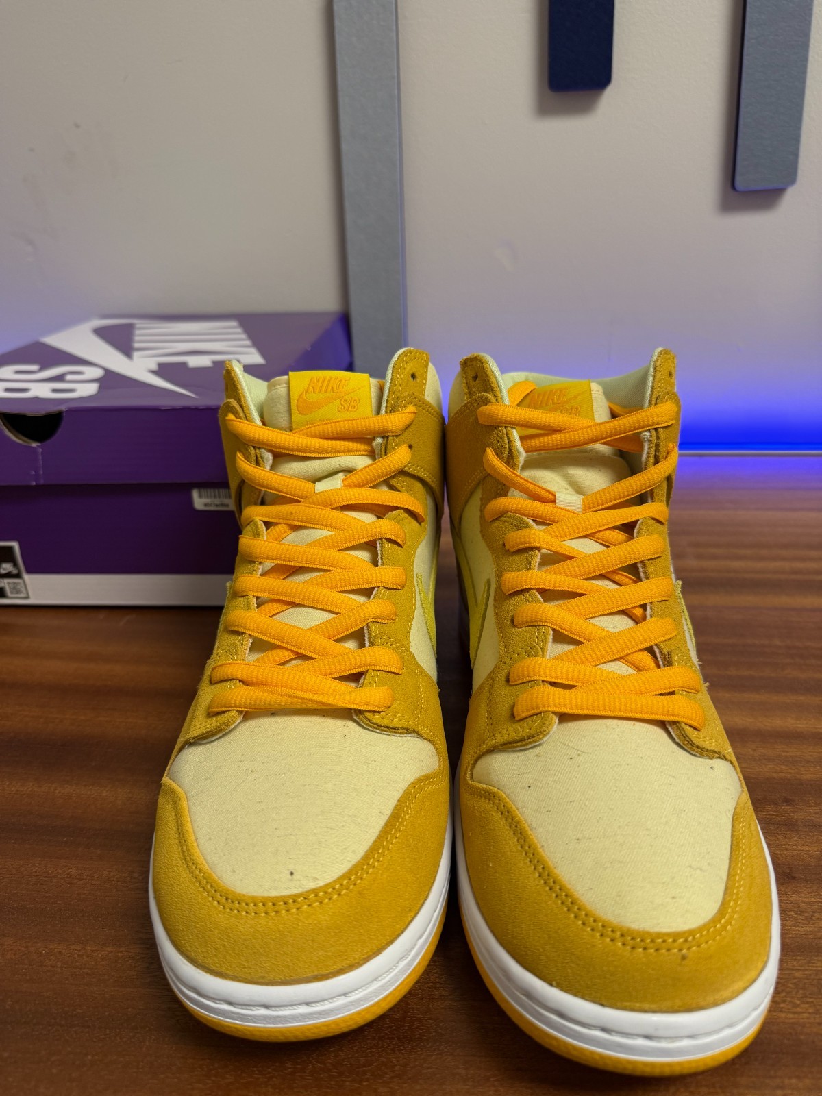 Nike SB Dunk High Pro Fruity Pack - Pineapple | Mens Size 12 | University Gold