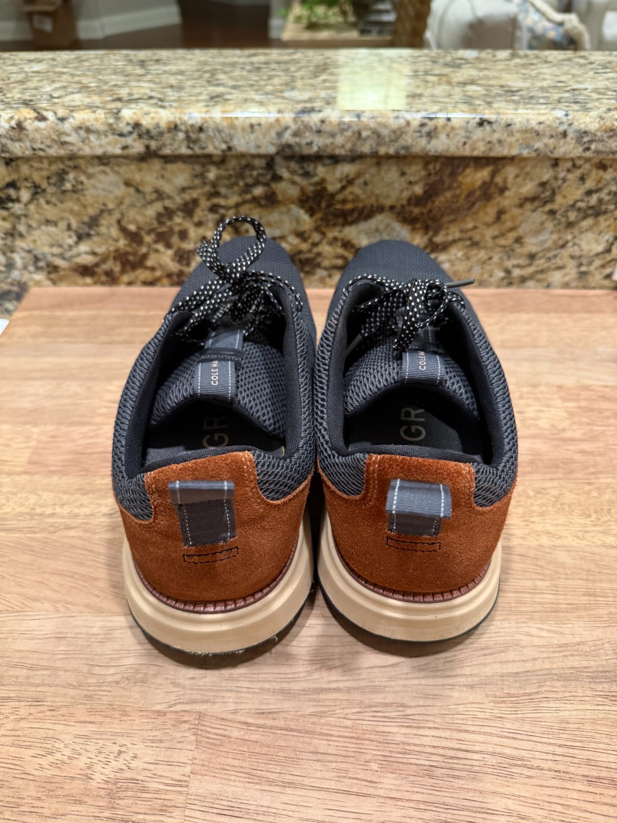 Cole Haan Grand Atlantic Men’s US 12M Black/Magnet Casual Lace-Up Sneaker C34651