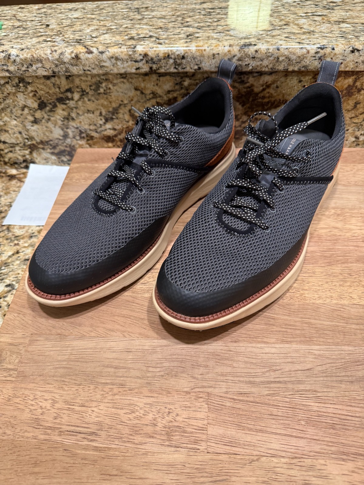 Cole Haan Grand Atlantic Men’s US 12M Black/Magnet Casual Lace-Up Sneaker C34651